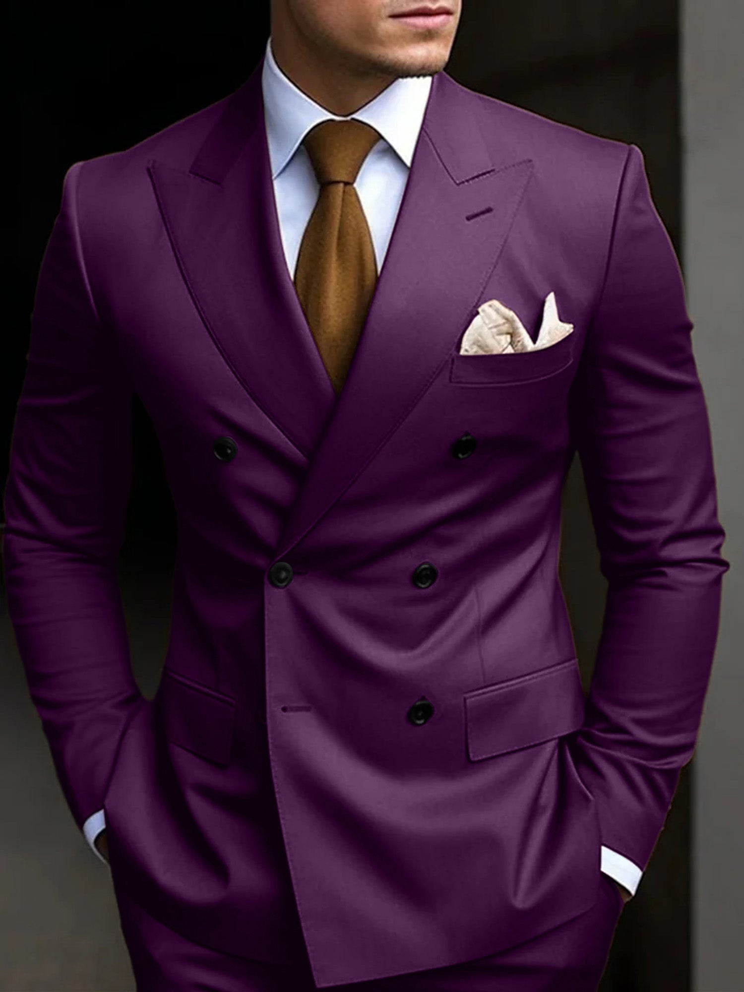 Gonzalo | Traje de Novio Doble Botonadura Hombre Corte Slim