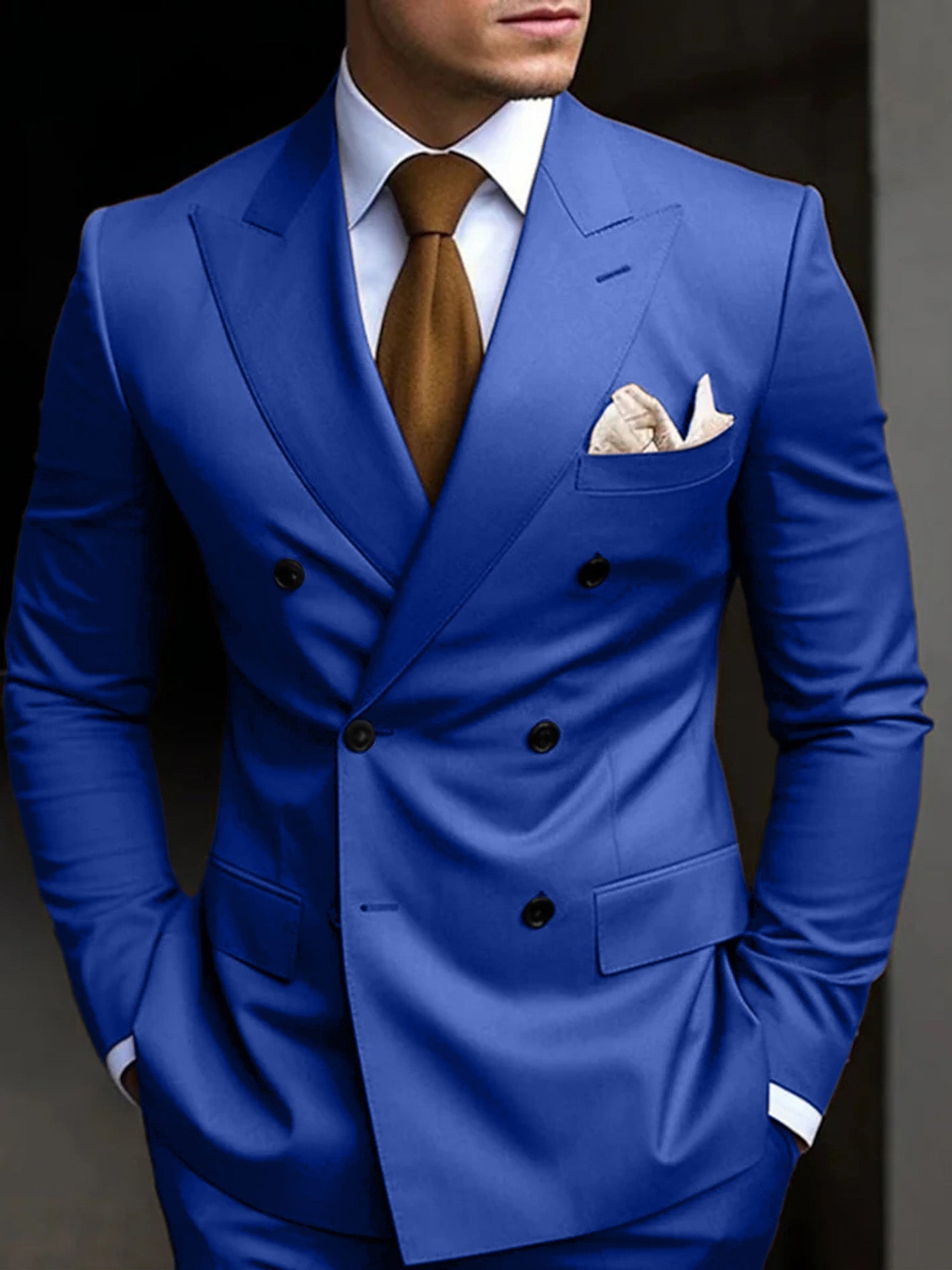 Gonzalo | Traje de Novio Doble Botonadura Hombre Corte Slim