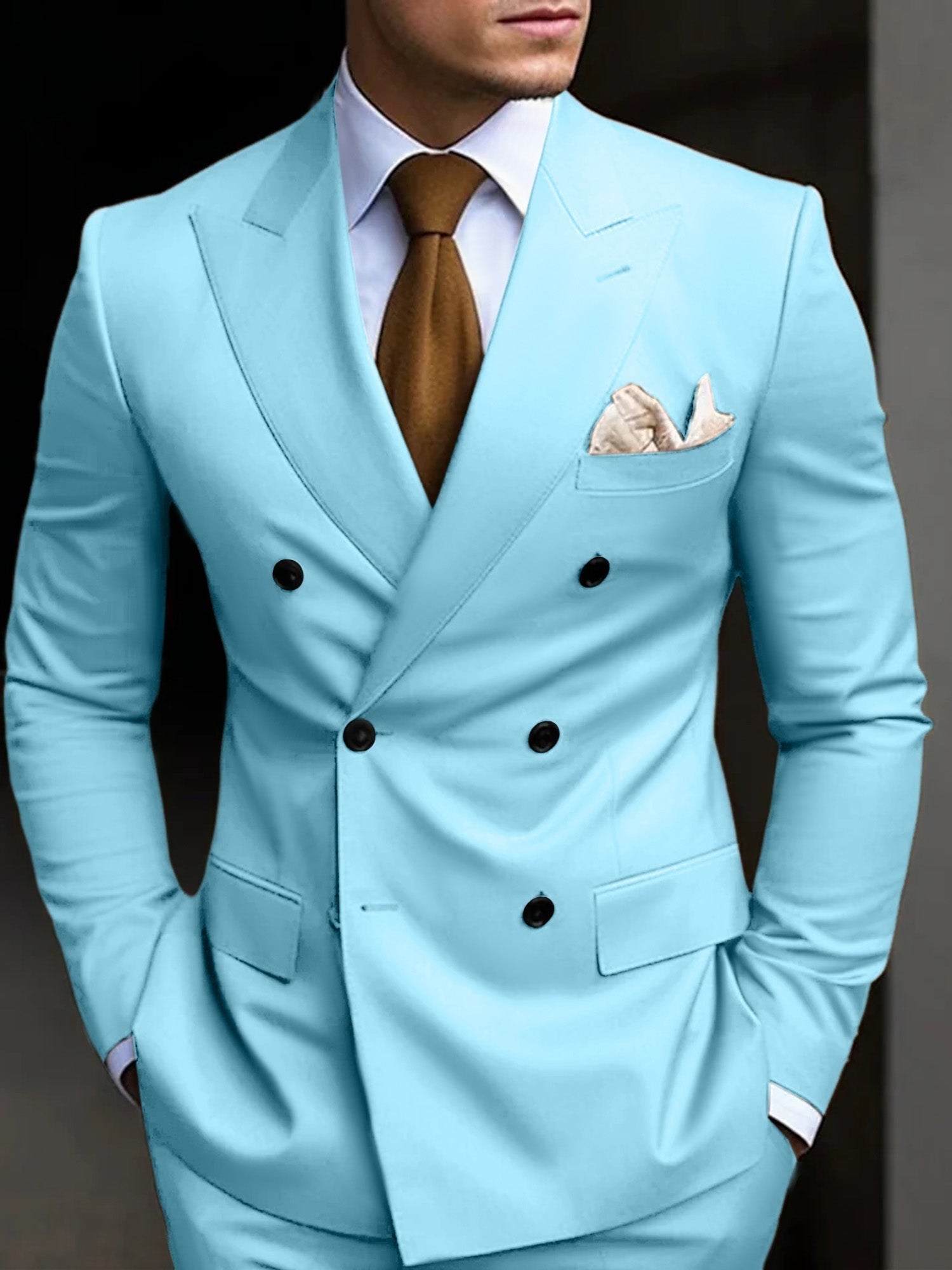Gonzalo | Traje de Novio Doble Botonadura Hombre Corte Slim