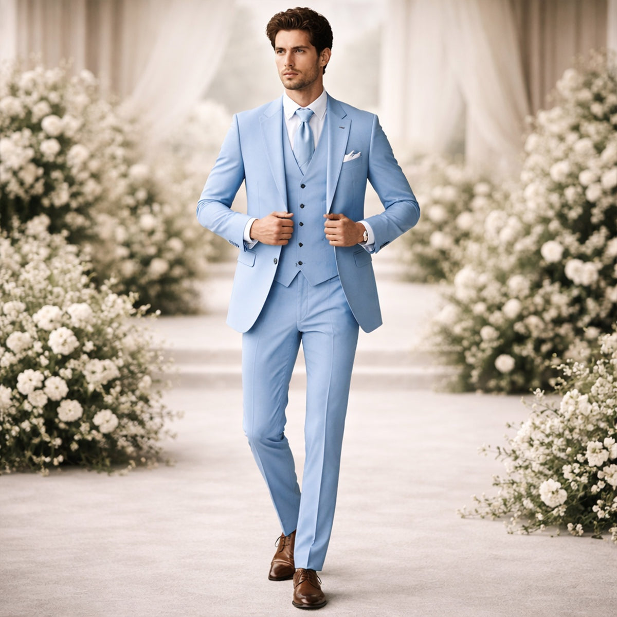 Gonzalo | Traje de Tres Piezas Hombre Corte Slim Boda