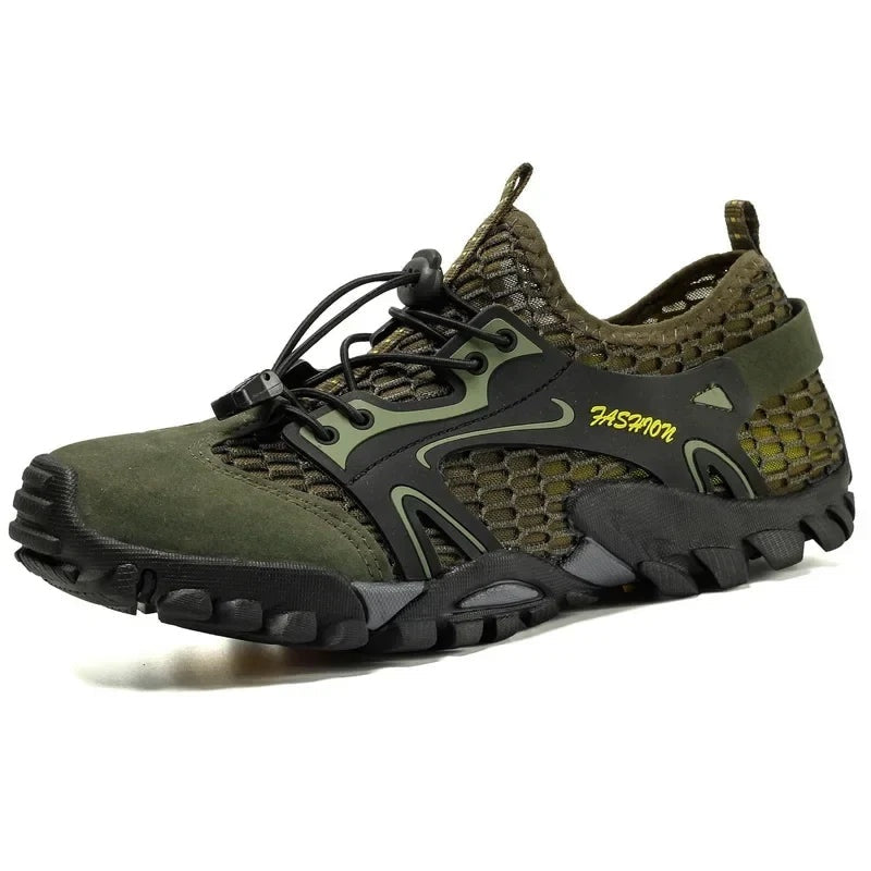 Gonzalo | Zapatillas de Senderismo Barefoot Hombre Malla Transpirable