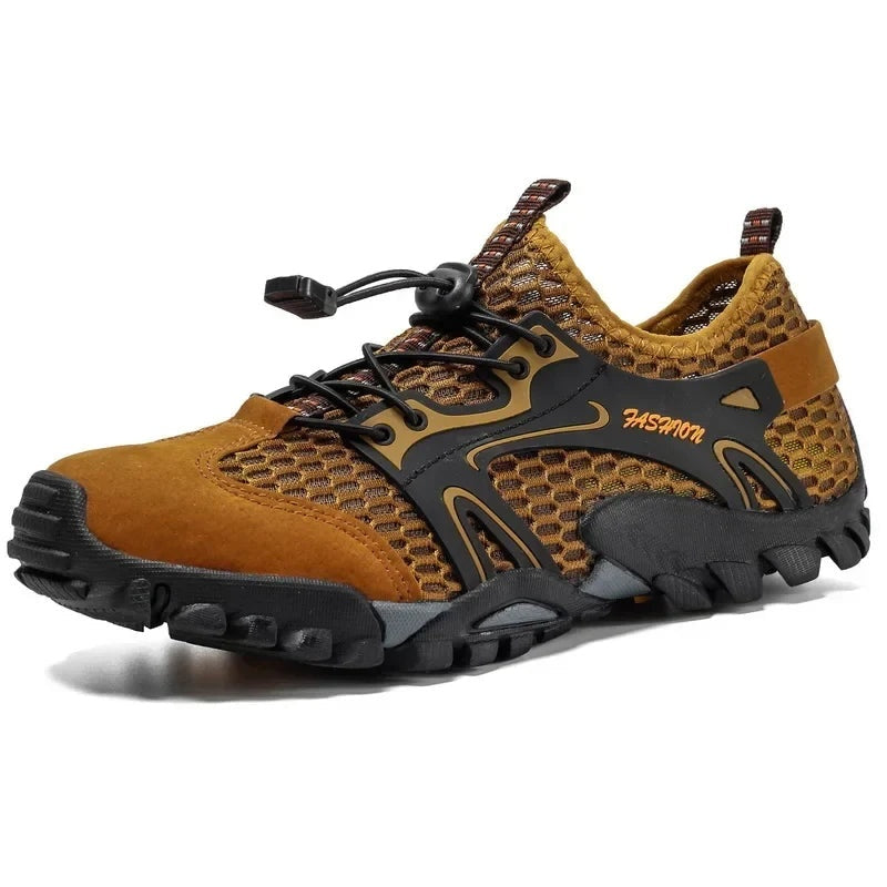 Gonzalo | Zapatillas de Senderismo Barefoot Hombre Malla Transpirable