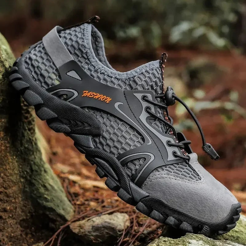 Gonzalo | Zapatillas de Senderismo Barefoot Hombre Malla Transpirable
