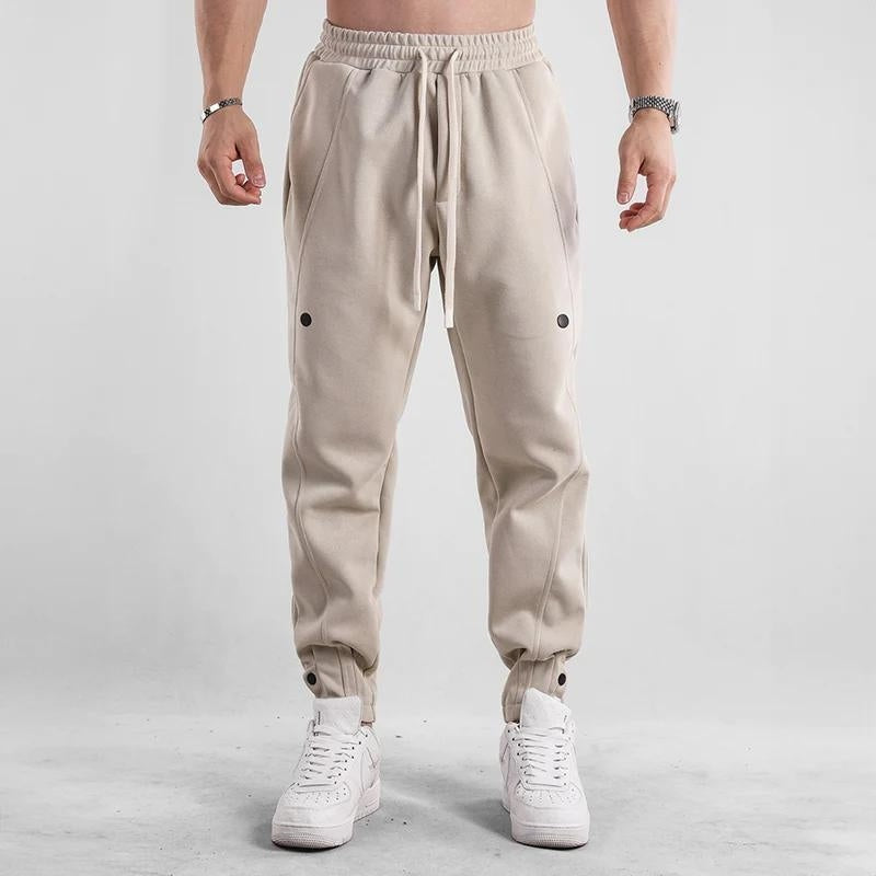 Héctor | Jogger de Algodón Hombre Puños con Botones