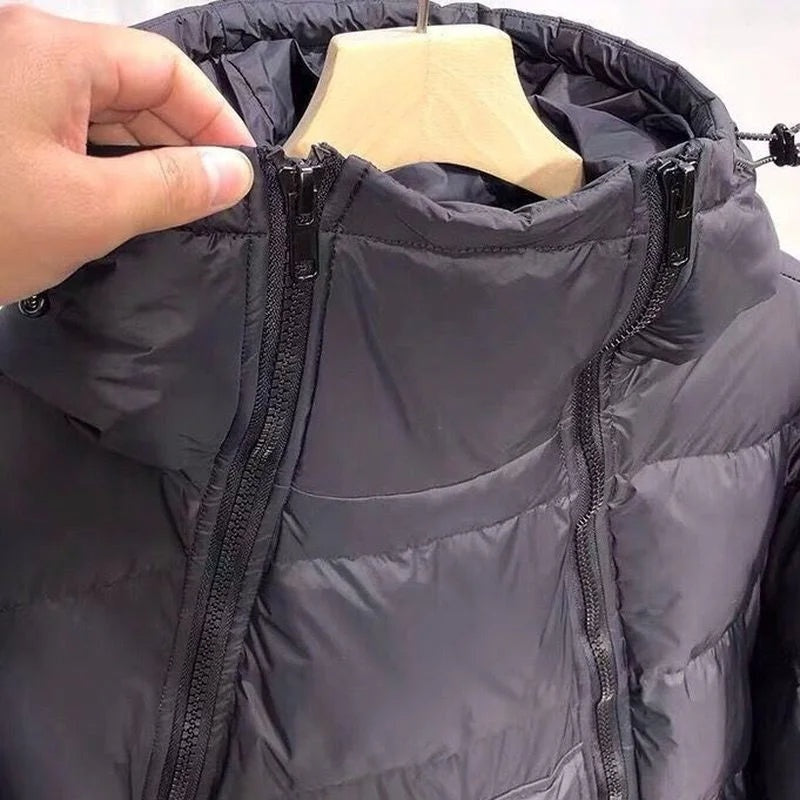 Hugo | Anorak Hombre con Capucha Acolchado Plumífero