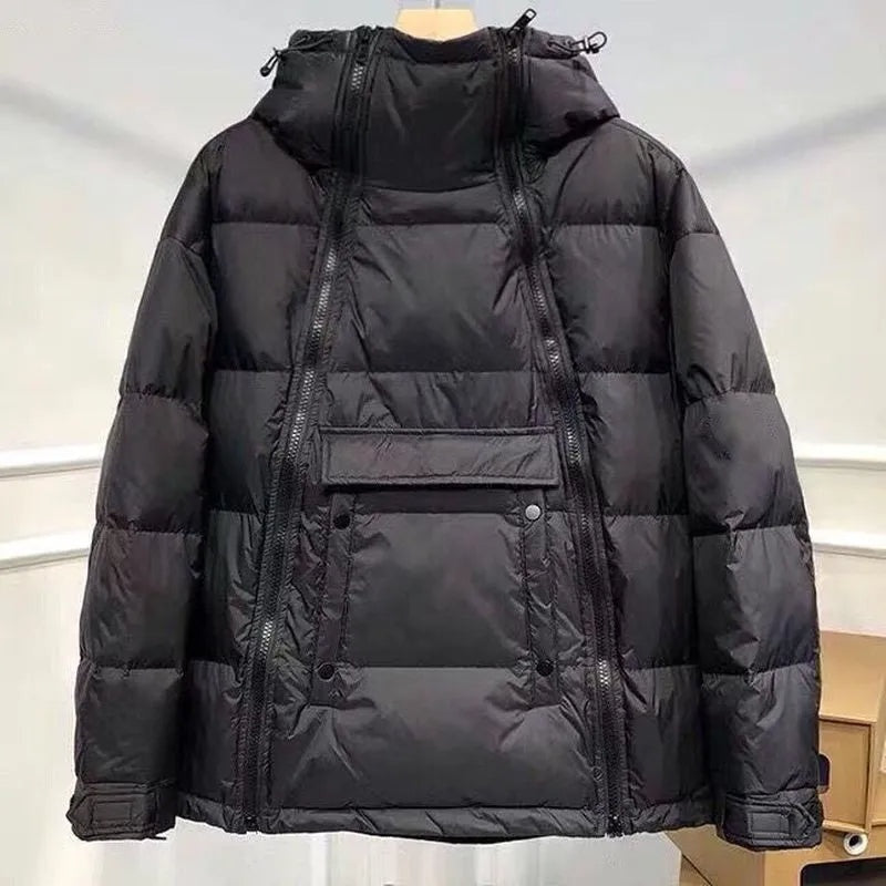 Hugo | Anorak Hombre con Capucha Acolchado Plumífero