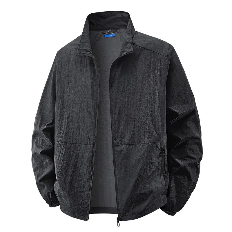 Hugo | Chaqueta Cortavientos Ligera Hombre Cuello Alto Cremallera