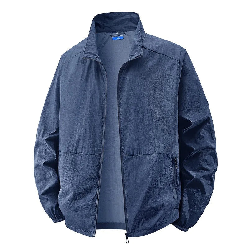 Hugo | Chaqueta Cortavientos Ligera Hombre Cuello Alto Cremallera