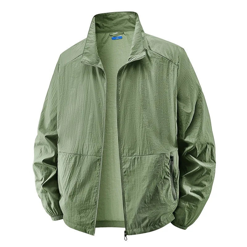 Hugo | Chaqueta Cortavientos Ligera Hombre Cuello Alto Cremallera
