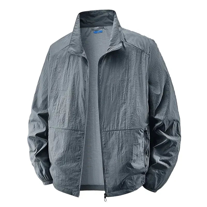 Hugo | Chaqueta Cortavientos Ligera Hombre Cuello Alto Cremallera