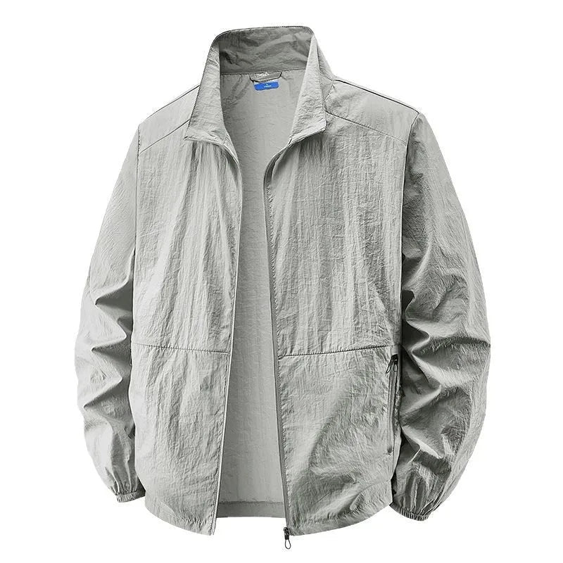 Hugo | Chaqueta Cortavientos Ligera Hombre Cuello Alto Cremallera