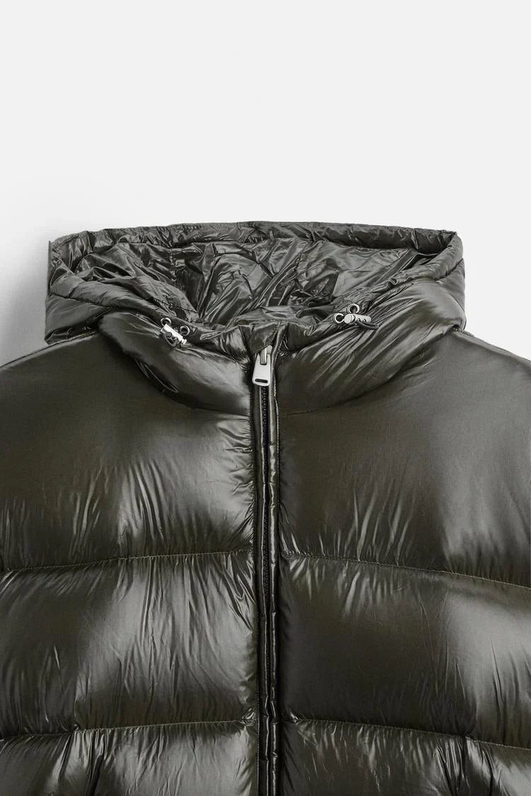 Hugo | Chaqueta de Plumas Hombre con Capucha Puffer