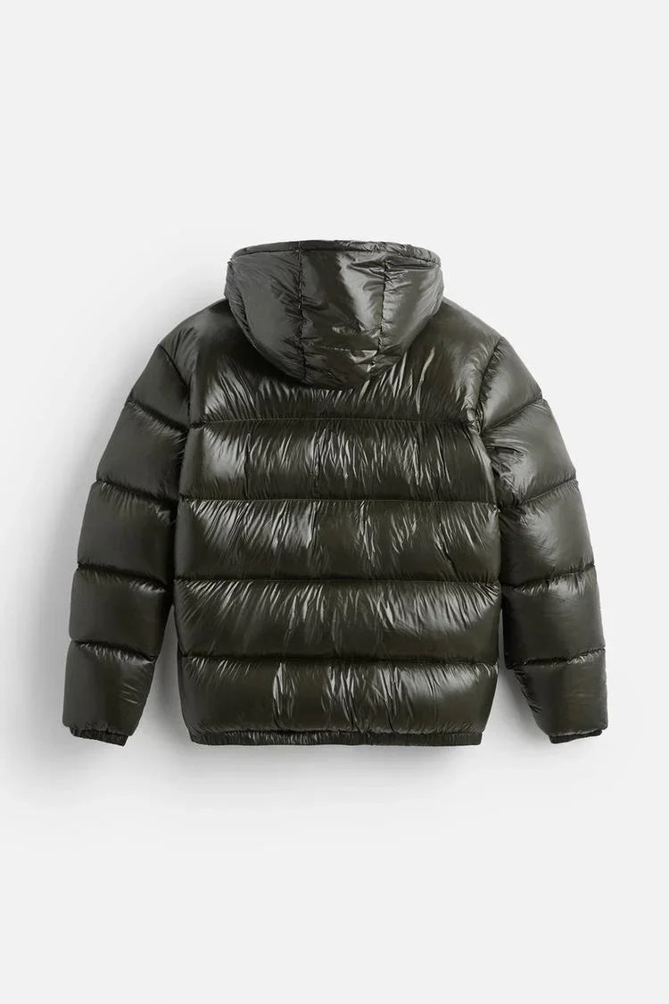 Hugo | Chaqueta de Plumas Hombre con Capucha Puffer