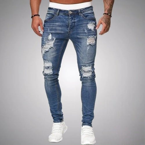 Hugo | Jeans Hombre Skinny Rotos Efecto Desgastado