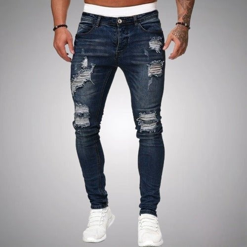 Hugo | Jeans Hombre Skinny Rotos Efecto Desgastado
