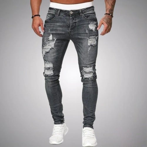 Hugo | Jeans Hombre Skinny Rotos Efecto Desgastado