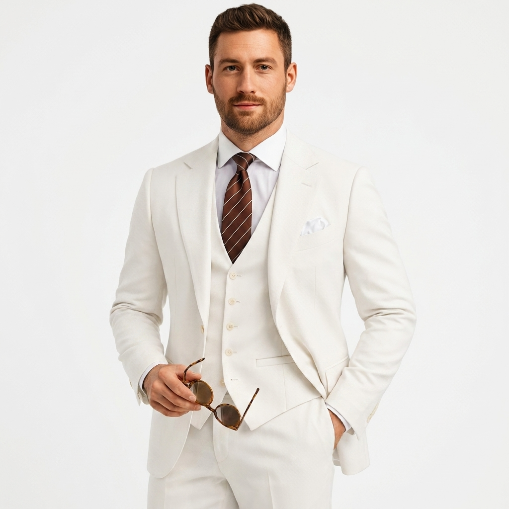 Ignacio | Traje de Tres Piezas Slim Fit Hombre Blazer Chaleco