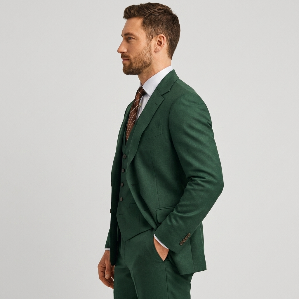 Ignacio | Traje de Tres Piezas Slim Fit Hombre Blazer Chaleco