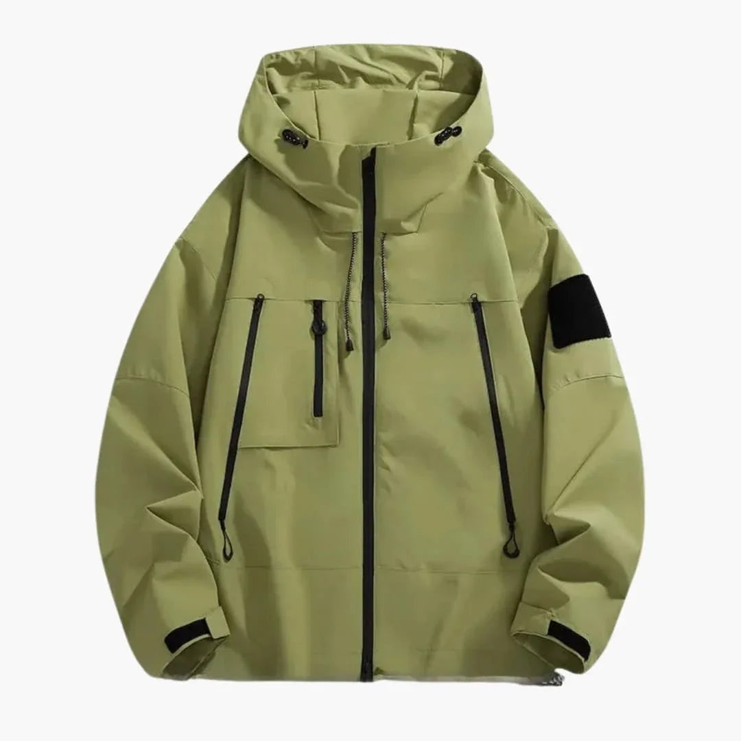 Iker | Chaqueta Softshell Hombre con Capucha Bolsillos Cremallera