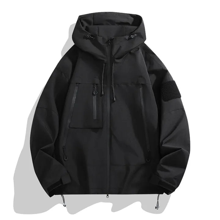 Iker | Chaqueta Softshell Hombre con Capucha Bolsillos Cremallera