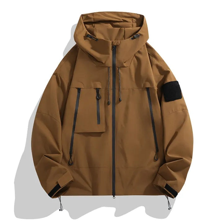 Iker | Chaqueta Softshell Hombre con Capucha Bolsillos Cremallera