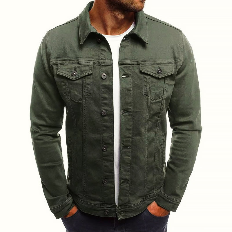 Iker | Chaqueta Vaquera Hombre Slim Fit Botones