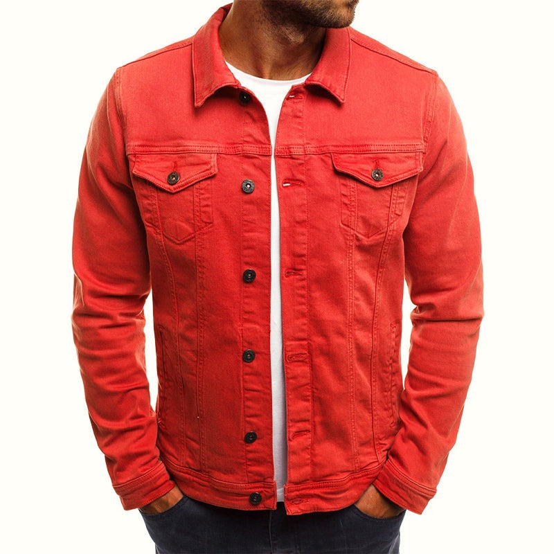Iker | Chaqueta Vaquera Hombre Slim Fit Botones