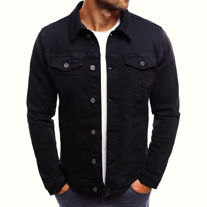 Iker | Chaqueta Vaquera Hombre Slim Fit Botones