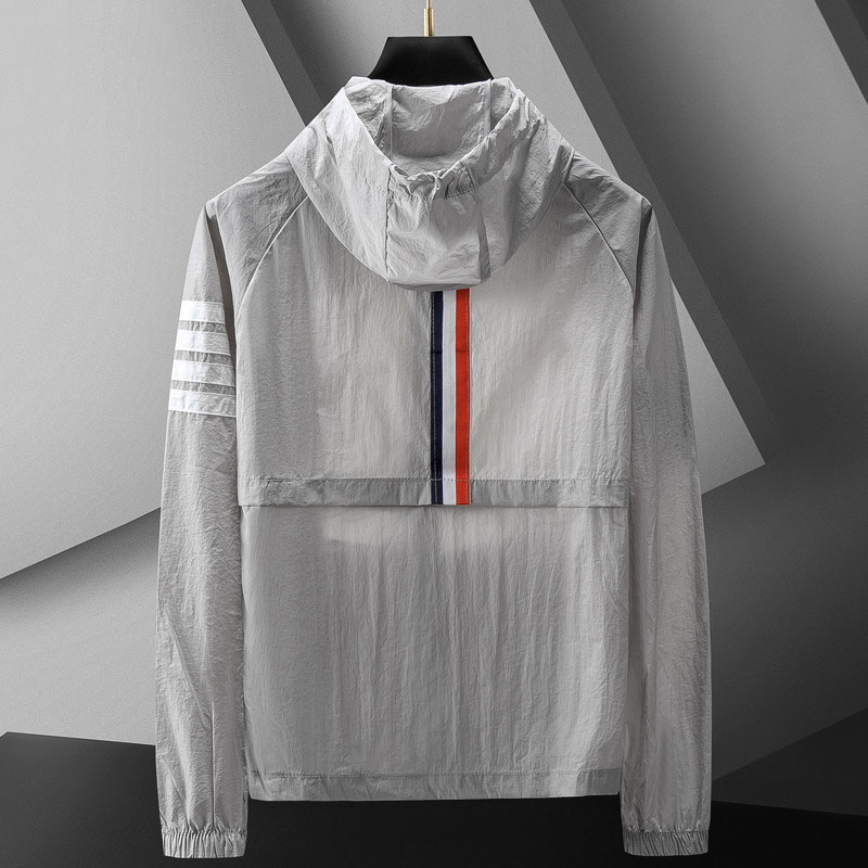 Iker | Varsity Jacket Hombre con Capucha Rompevientos