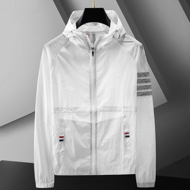 Iker | Varsity Jacket Hombre con Capucha Rompevientos