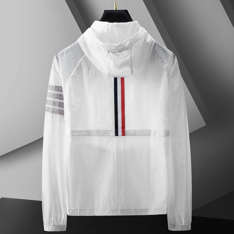 Iker | Varsity Jacket Hombre con Capucha Rompevientos