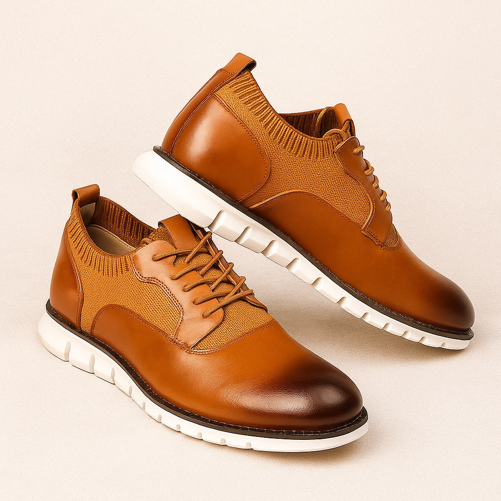 Iker | Zapatillas Casual de Cuero Hombre Suela Antideslizante
