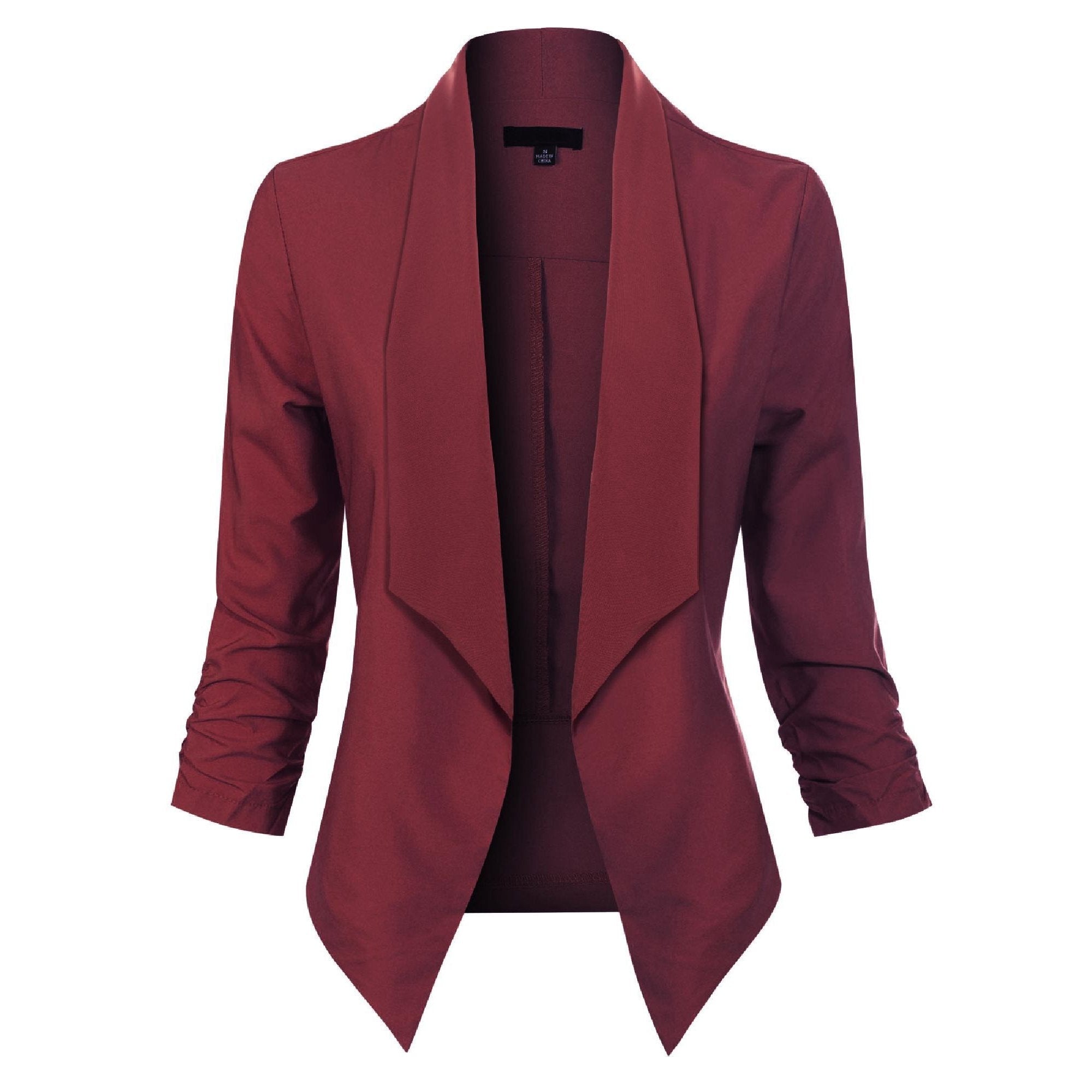 Inés | Chaqueta Americana Mujer Manga 3/4 Frente Abierto