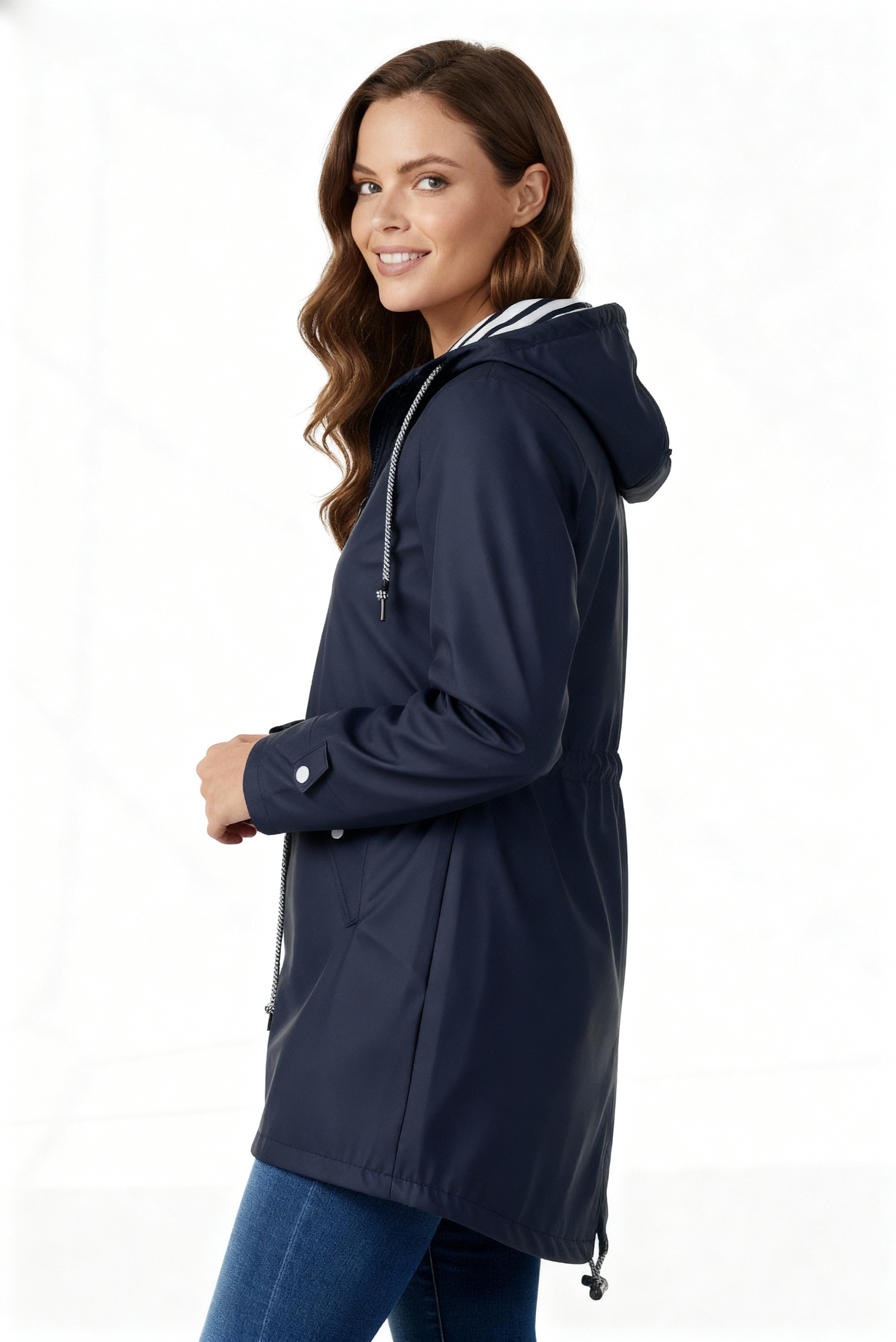Inés | Chubasquero Impermeable Mujer con Capucha