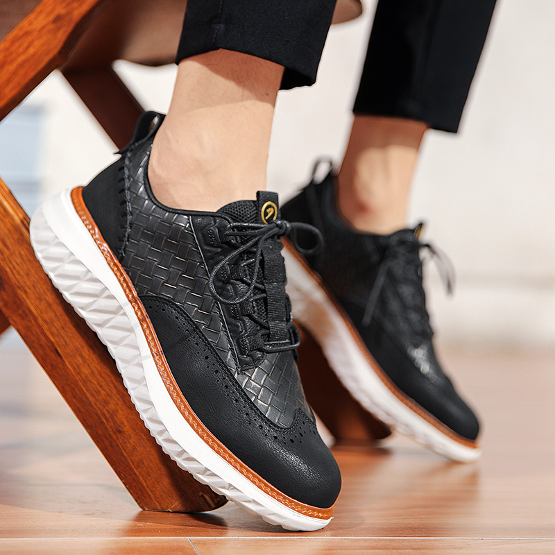 Ismael | Blucher de Cuero Hombre Casual Suela Ligera