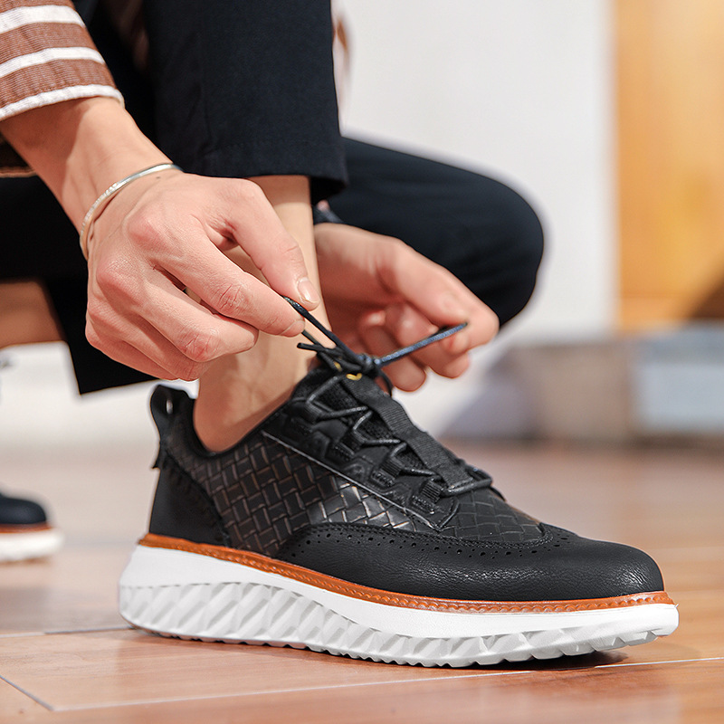 Ismael | Blucher de Cuero Hombre Casual Suela Ligera