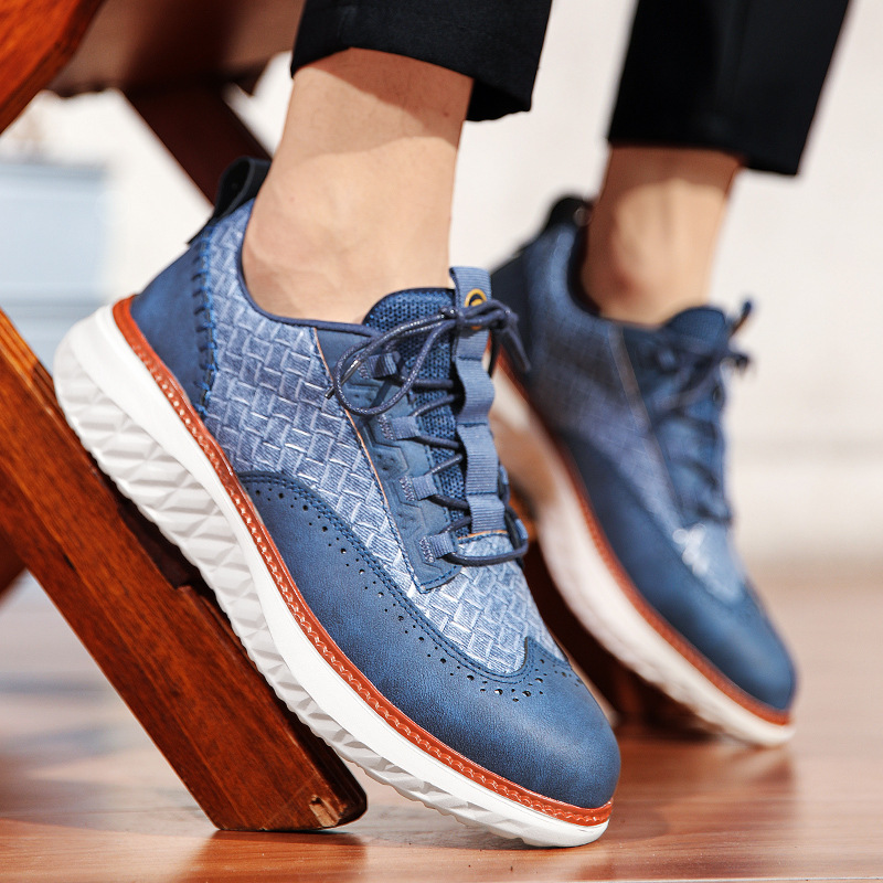 Ismael | Blucher de Cuero Hombre Casual Suela Ligera