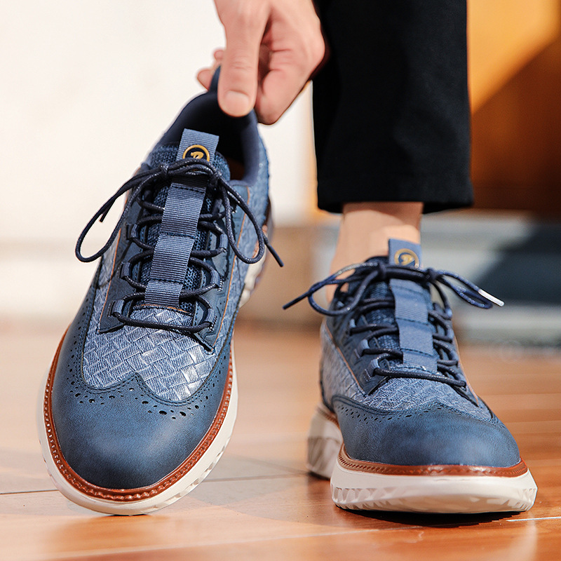 Ismael | Blucher de Cuero Hombre Casual Suela Ligera