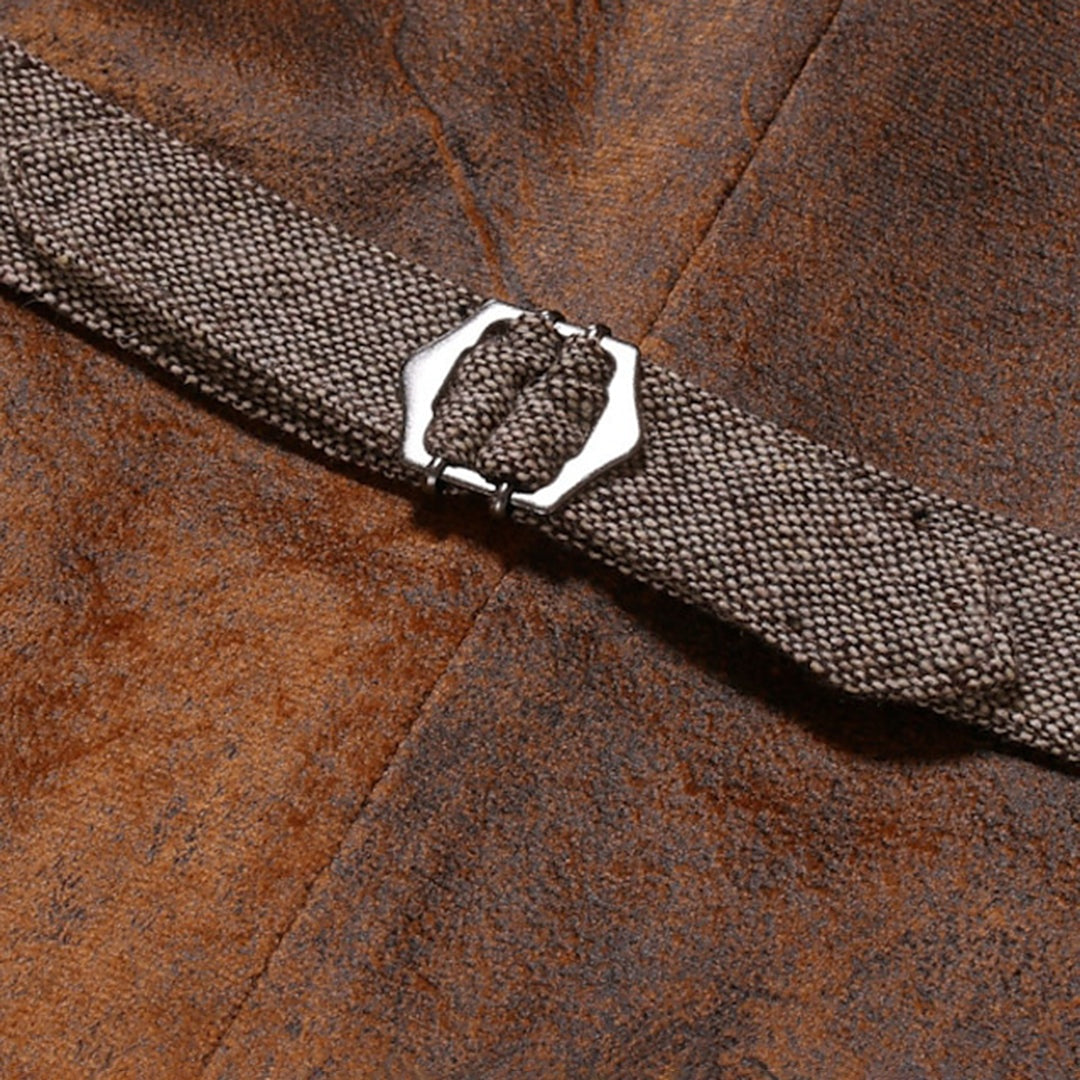 Iván | Chaleco de Tweed Hombre Corte Ajustado Botones