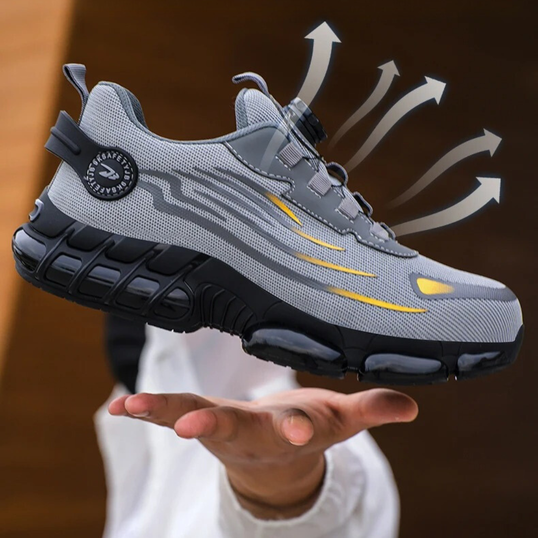 Iván | Zapatillas de Seguridad Hombre Suela Gruesa Sistema Rotativo