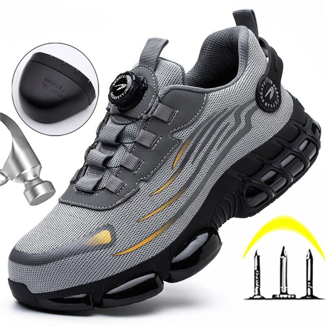 Iván | Zapatillas de Seguridad Hombre Suela Gruesa Sistema Rotativo