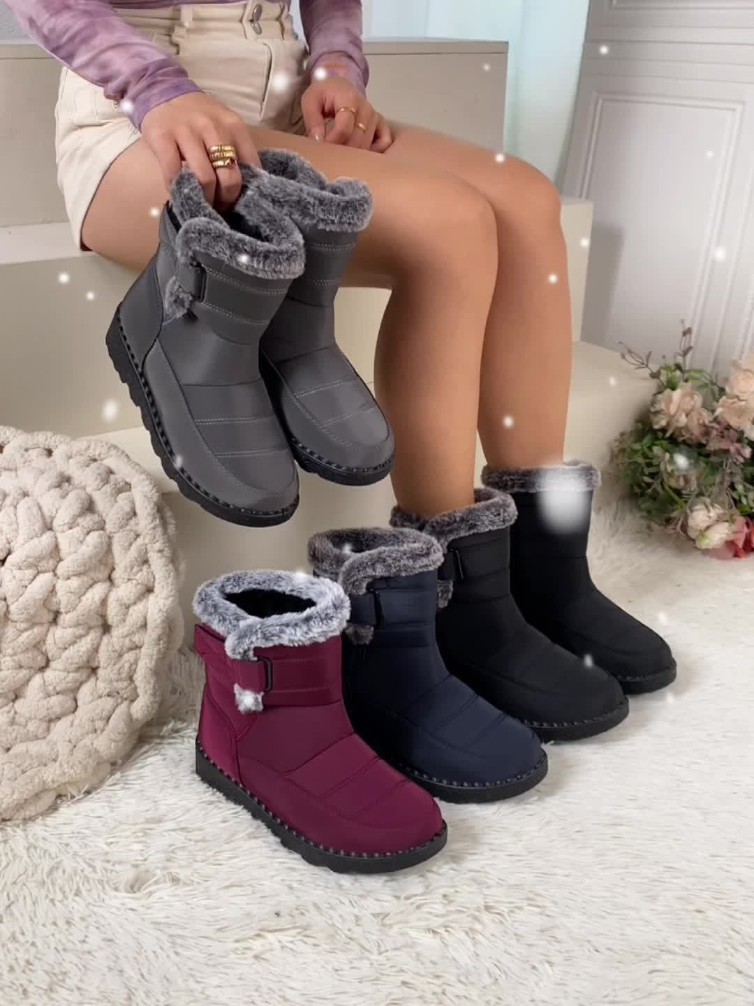 Izaro | Botas de Nieve Impermeables Mujer Forro de Pelo
