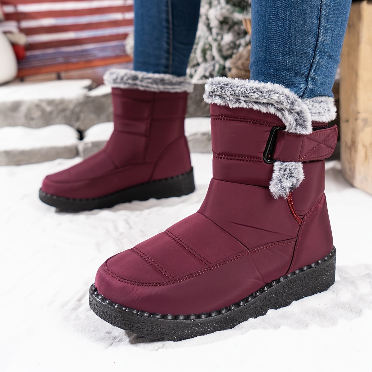 Izaro | Botas de Nieve Impermeables Mujer Forro de Pelo