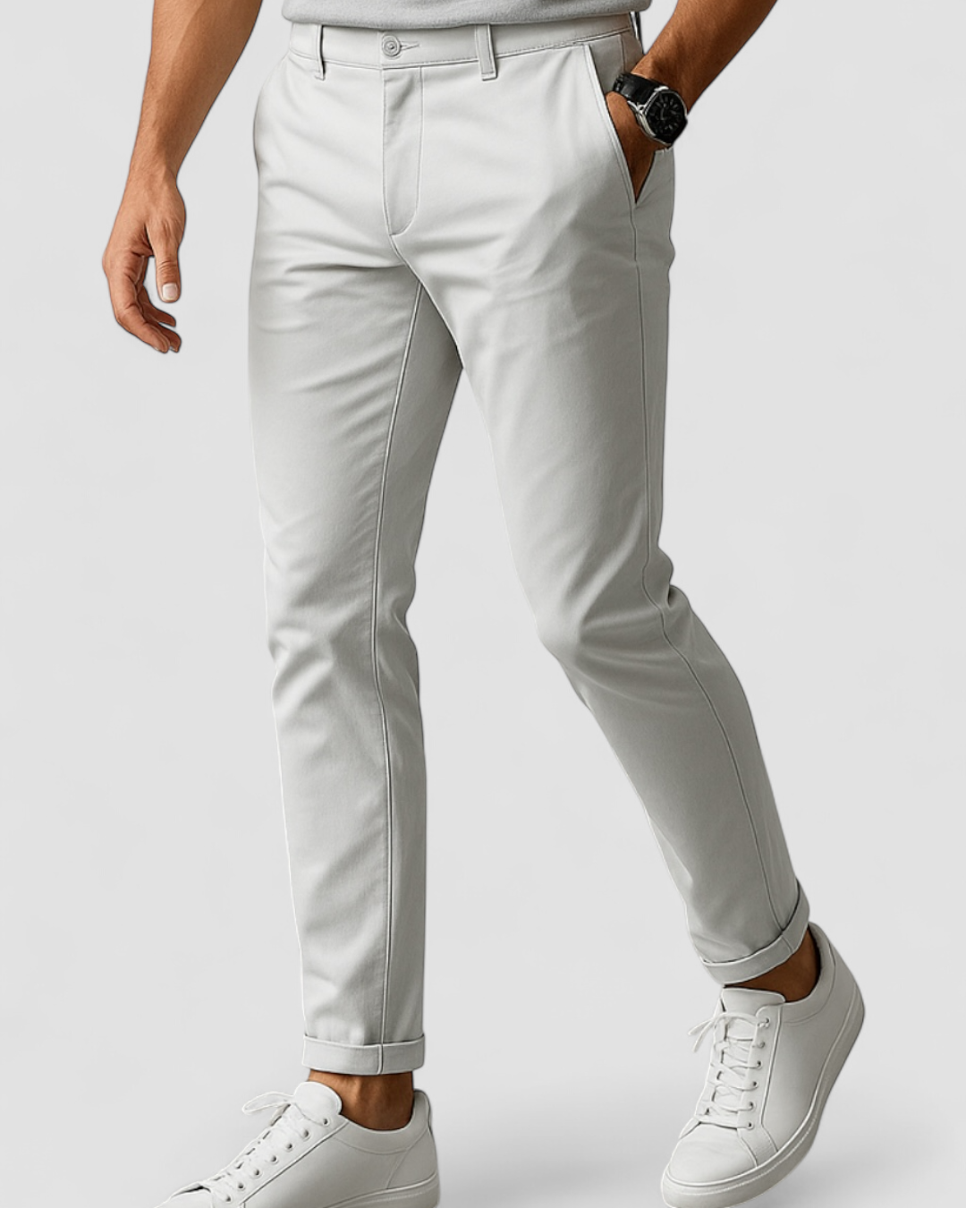 Javier | Pantalón Chino Slim Fit Hombre Casual