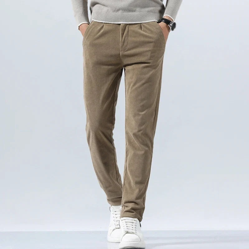 Javier | Pantalón de Pana Hombre Corte Recto Vestir