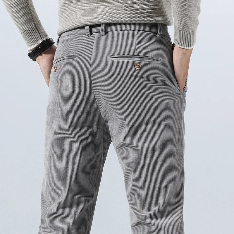 Javier | Pantalón de Pana Hombre Corte Recto Vestir