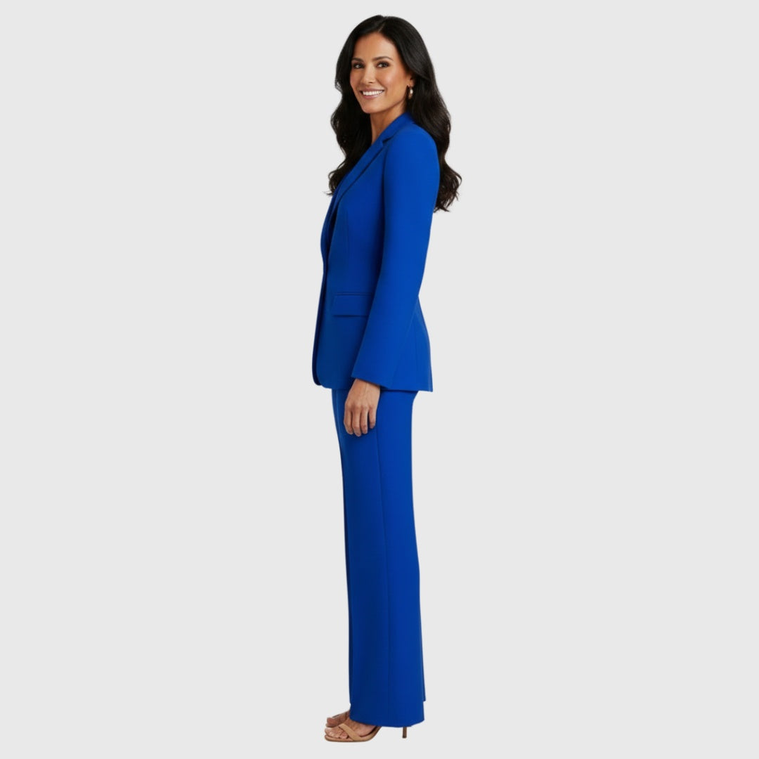 Jimena | Traje de Chaqueta Mujer Blazer Estructurado Pantalón Recto