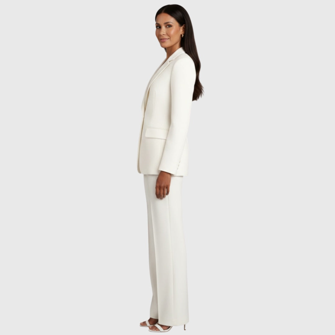 Jimena | Traje de Chaqueta Mujer Blazer Estructurado Pantalón Recto