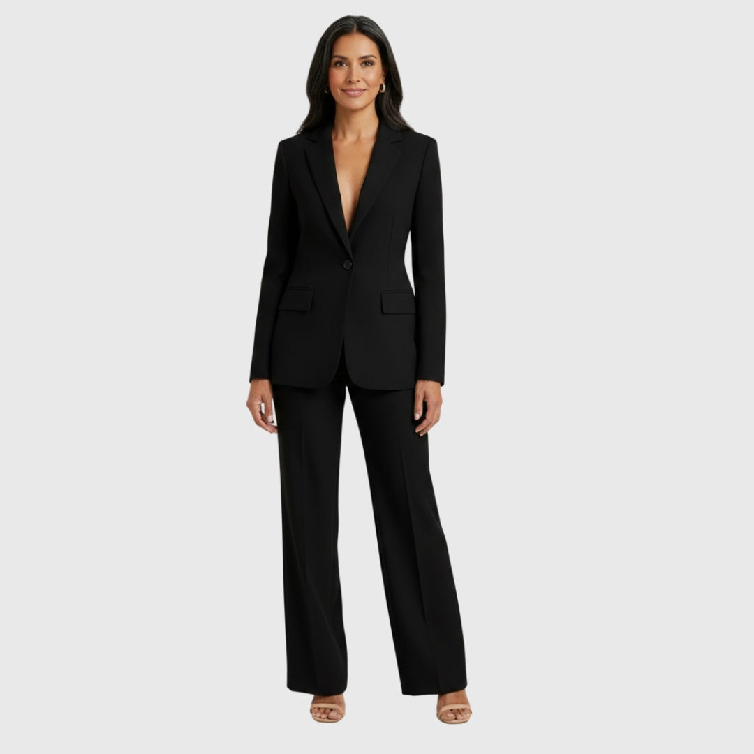 Jimena | Traje de Chaqueta Mujer Blazer Estructurado Pantalón Recto