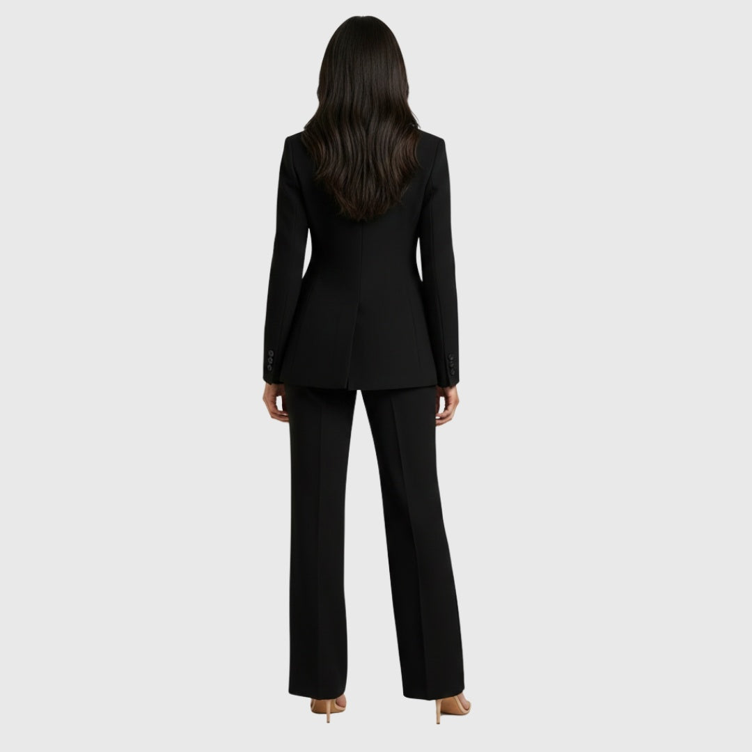 Jimena | Traje de Chaqueta Mujer Blazer Estructurado Pantalón Recto